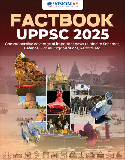 Vision IAS UPPCS Prelims Fact Book | 1 Booklet - English Medium