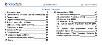 Vision IAS UPPCS Prelims Fact Book | 1 Booklet - English Medium