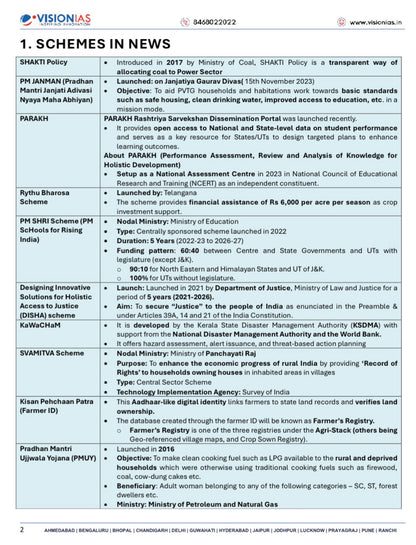Vision IAS UPPCS Prelims Fact Book | 1 Booklet - English Medium