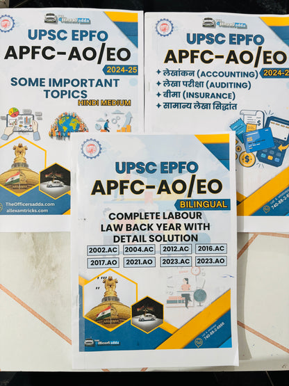 Officers Adda EPFO Notes - Hindi Medium | 13 Booklets