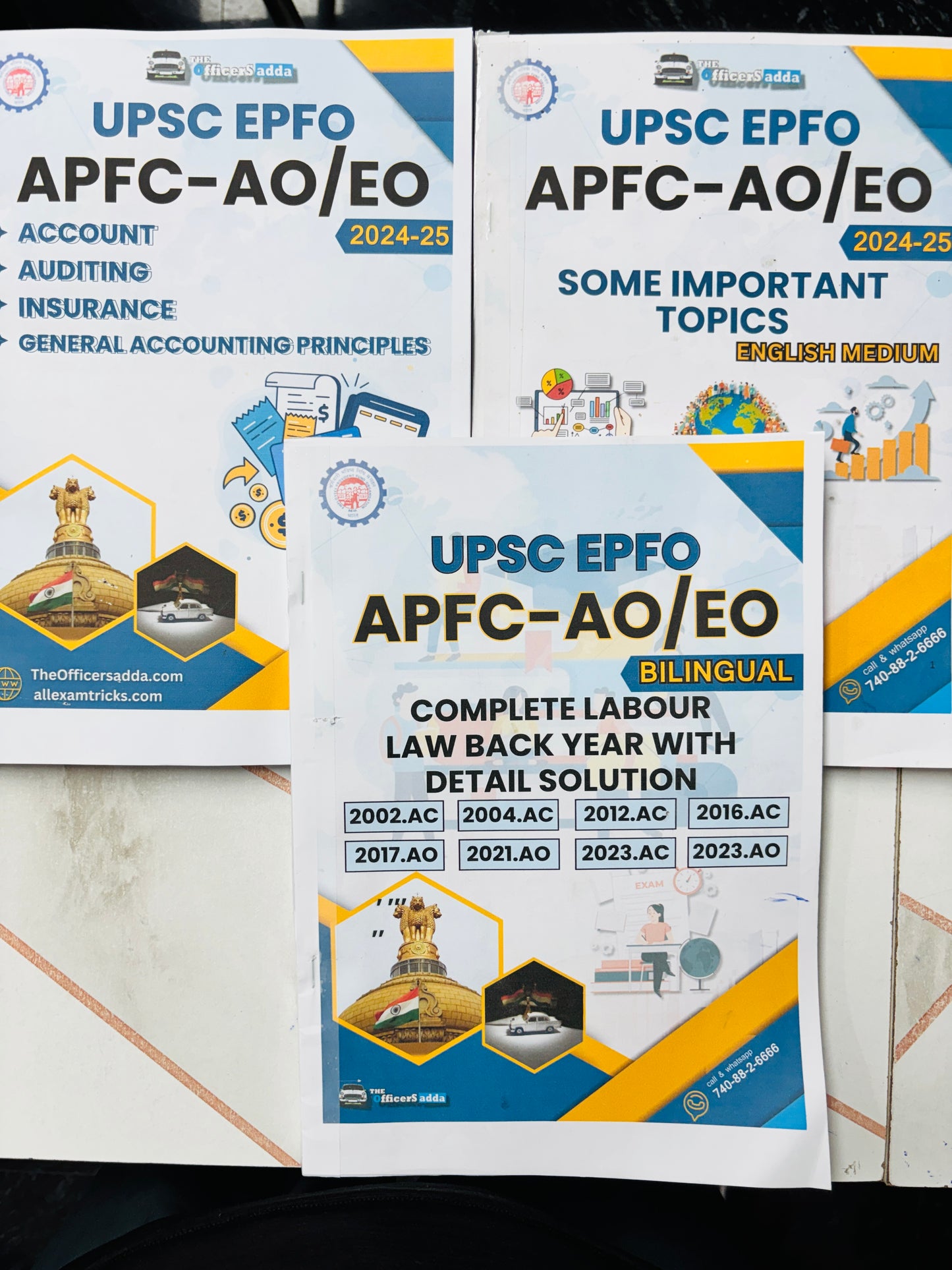 Officers Adda EPFO Notes in English | 13 Booklets