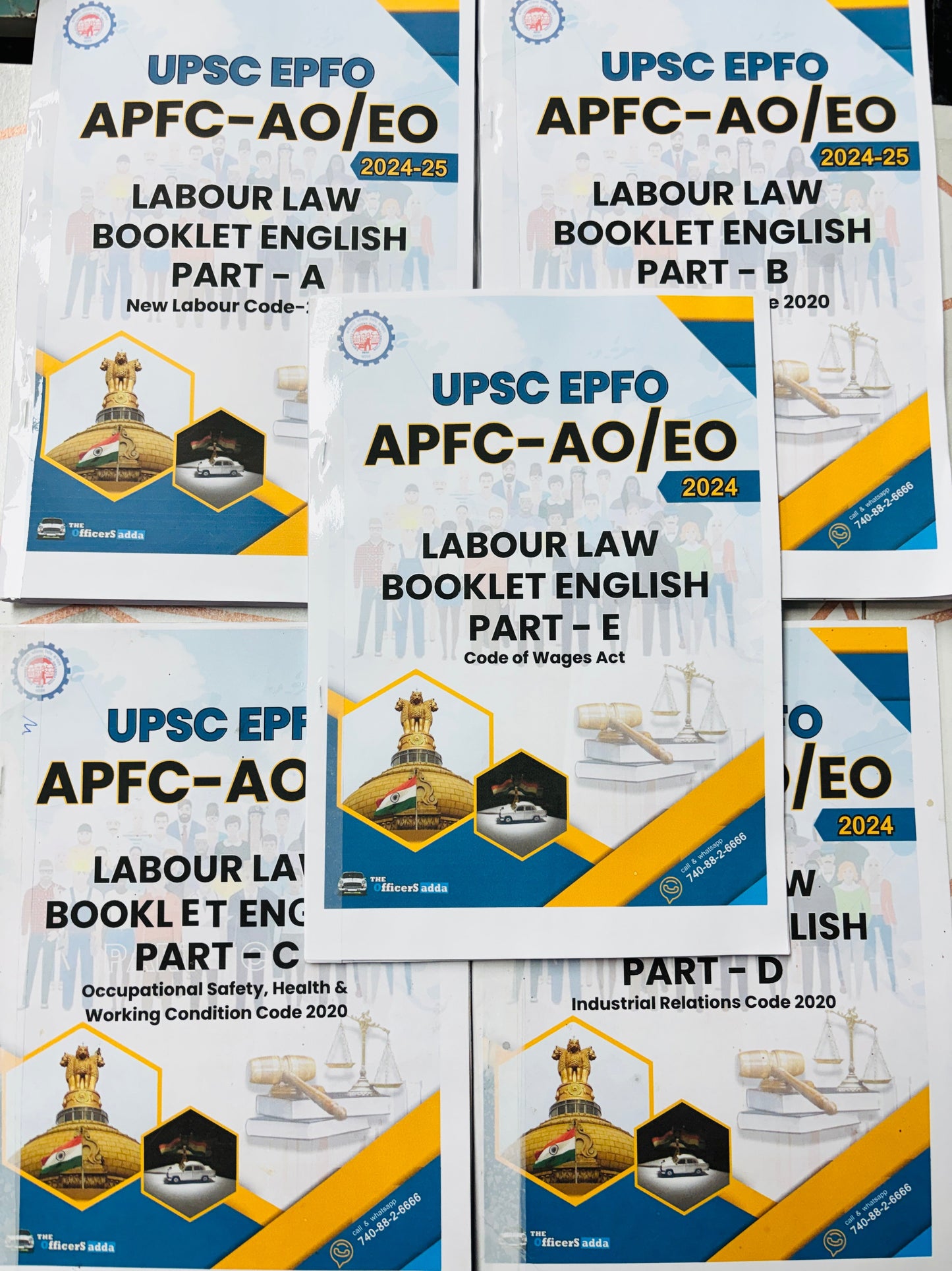 Officers Adda EPFO Notes in English | 13 Booklets