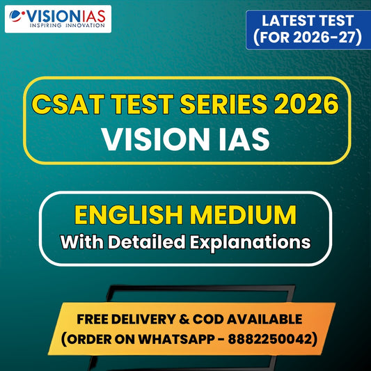 Vision IAS CSAT Test Series 2026 | 11 Tests - English Medium