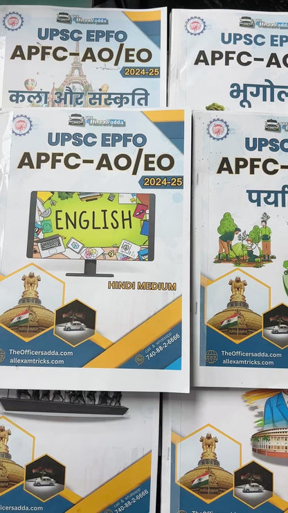Officers Adda EPFO Complete Notes - Hindi Medium | 18 Booklets