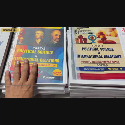 Shubhra Ranjan PSIR Optional Printed+Handwritten Notes in English (16 Booklets)