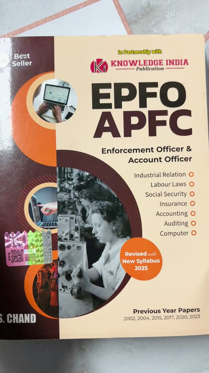 S. Chand EPFO Book - English Medium